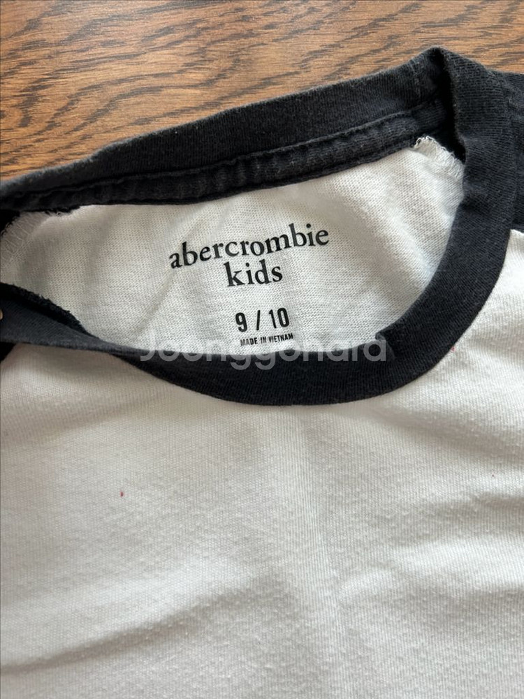 아베크롬비 키즈 래글런 티셔츠 9/10세--2