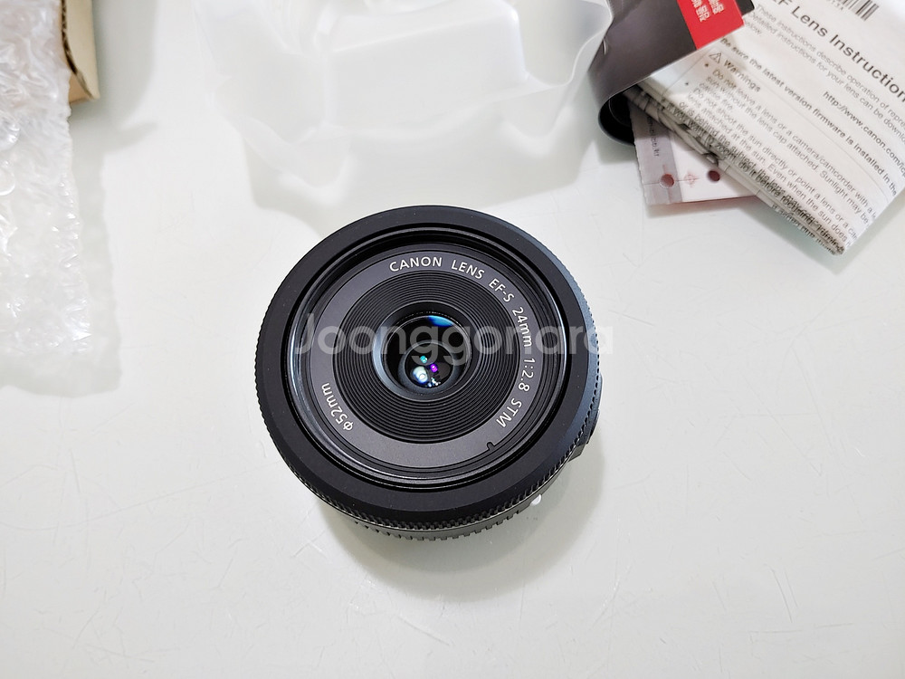 캐논 EF-S 24mm F2.8 STM 단렌즈 민트급--5