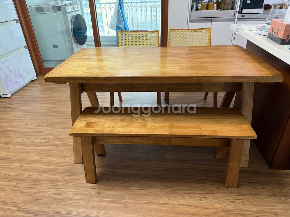 핸드메이드원목식탁의자세트--0