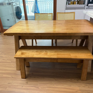 핸드메이드원목식탁의자세트