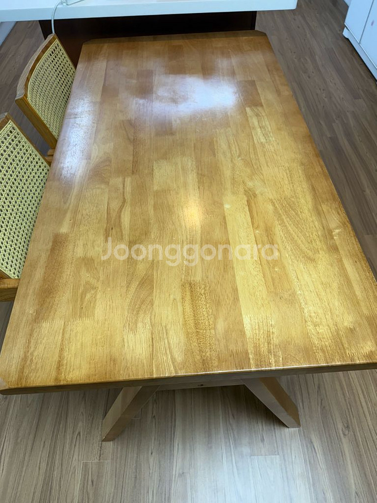 핸드메이드원목식탁의자세트--7