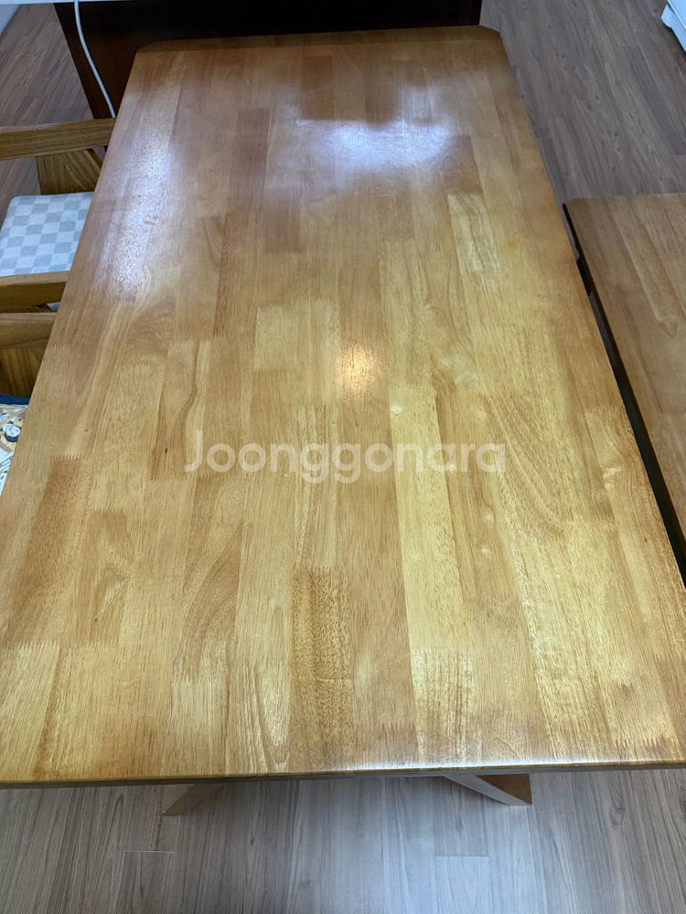 핸드메이드원목식탁의자세트--6