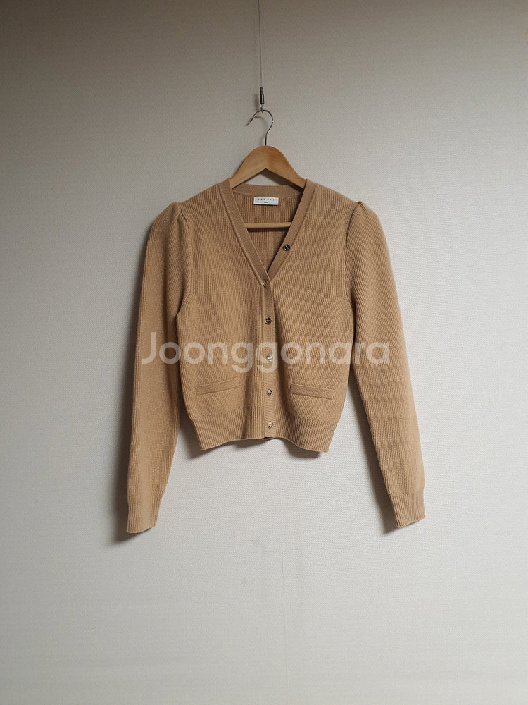 산드로 sandro 볼륨 슬리브 글리터 가디건 43호--1