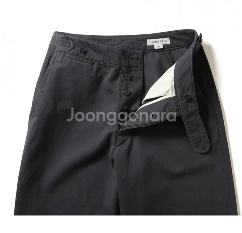 (새상품) 토마스모어 치노 팬츠 차콜--2