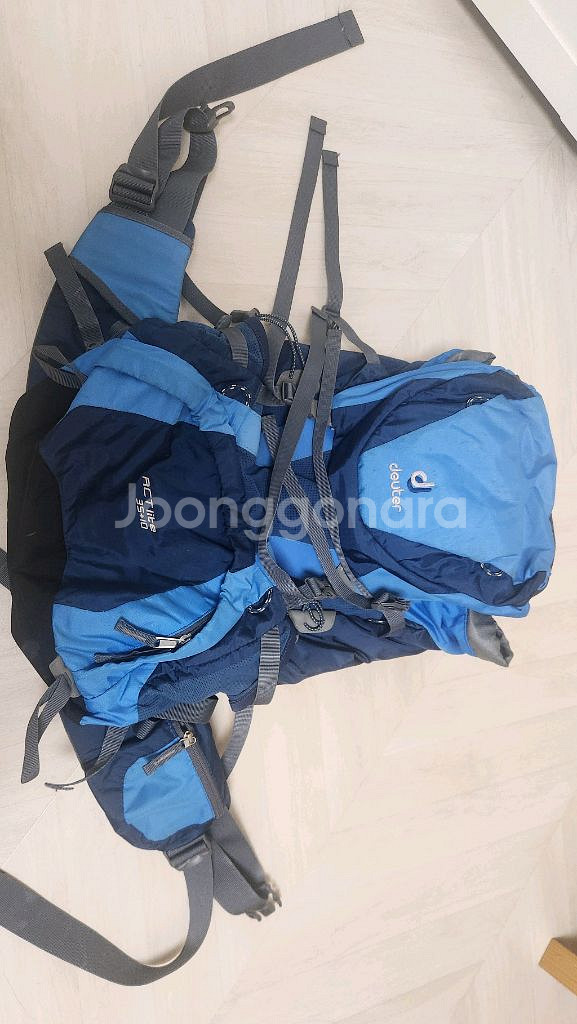 도이터 Active Lite 35+10 등산 배낭 블루--0