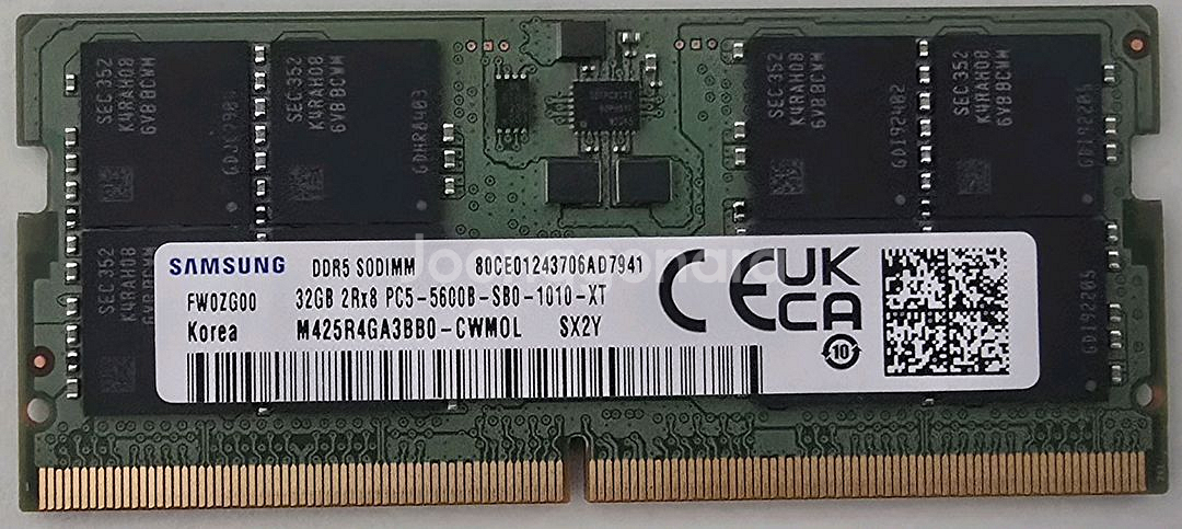 삼성 노트북램 DDR5-5600 32G 팝니다.--0