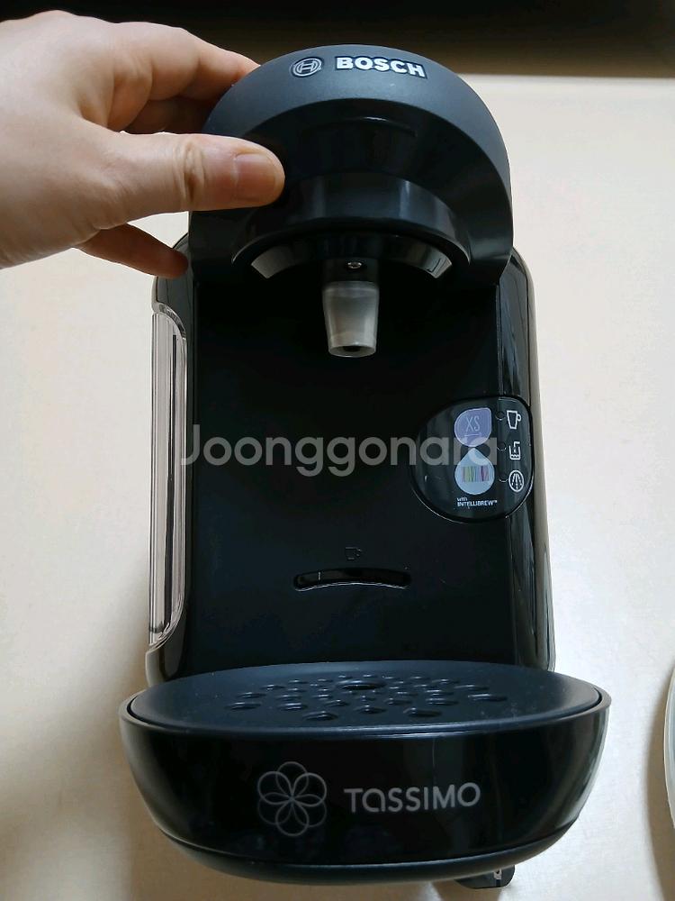 상태굿!!! 보쉬 타시모 커피머신 블랙--0