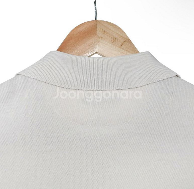 50] 톰포드 자수 코튼 폴로 카라 반팔 티셔츠 화이트--6