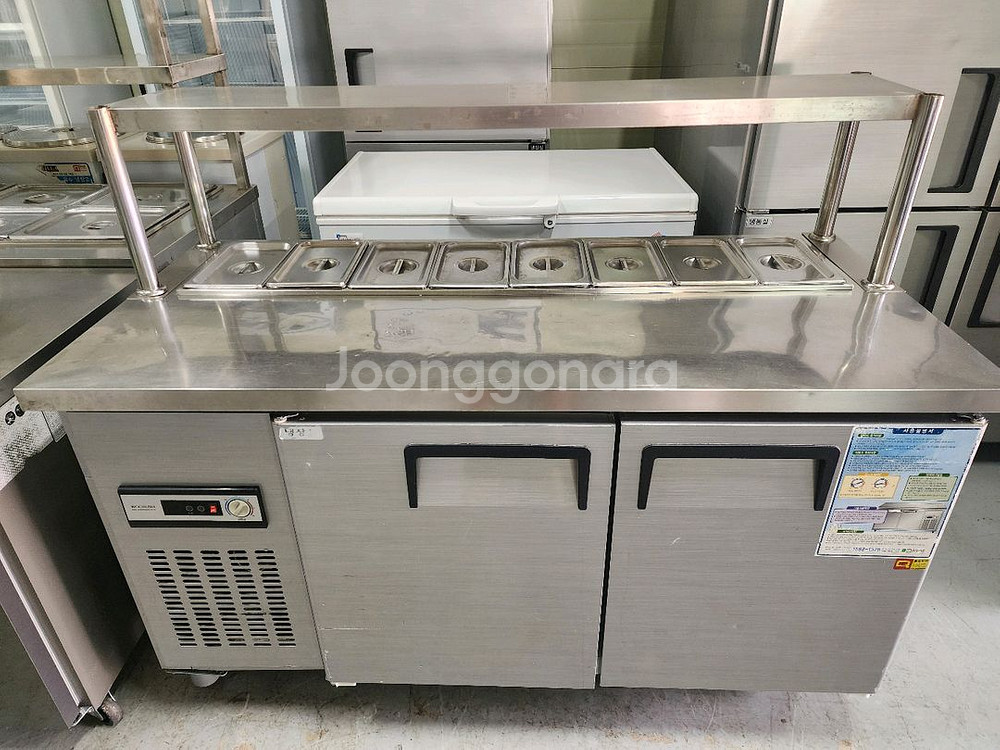 1500뒤줄 바트 반찬 냉장고 상부선반1단 포함 판매--2
