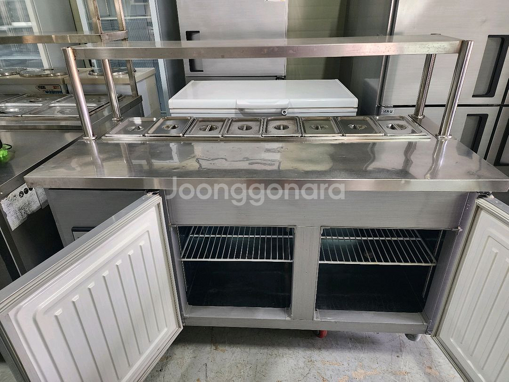 1500뒤줄 바트 반찬 냉장고 상부선반1단 포함 판매--3