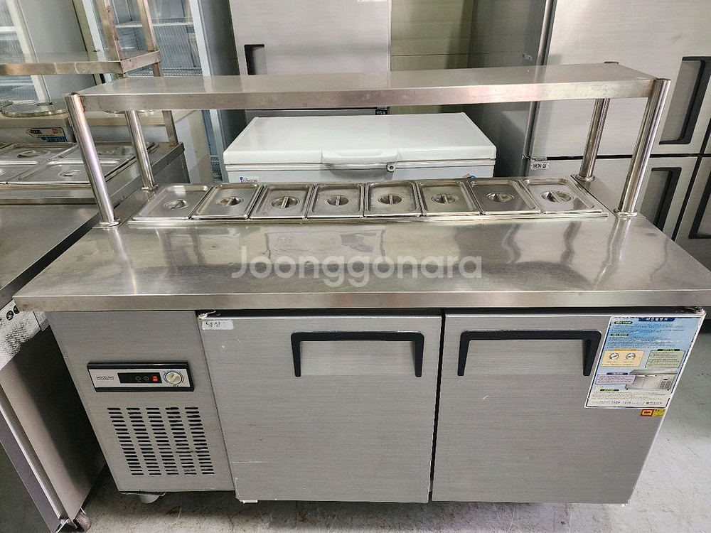 1500뒤줄 바트 반찬 냉장고 상부선반1단 포함 판매--4