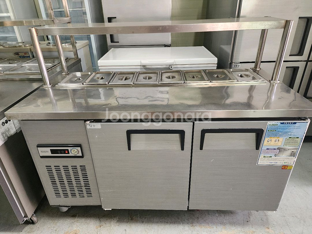 1500뒤줄 바트 반찬 냉장고 상부선반1단 포함 판매--6