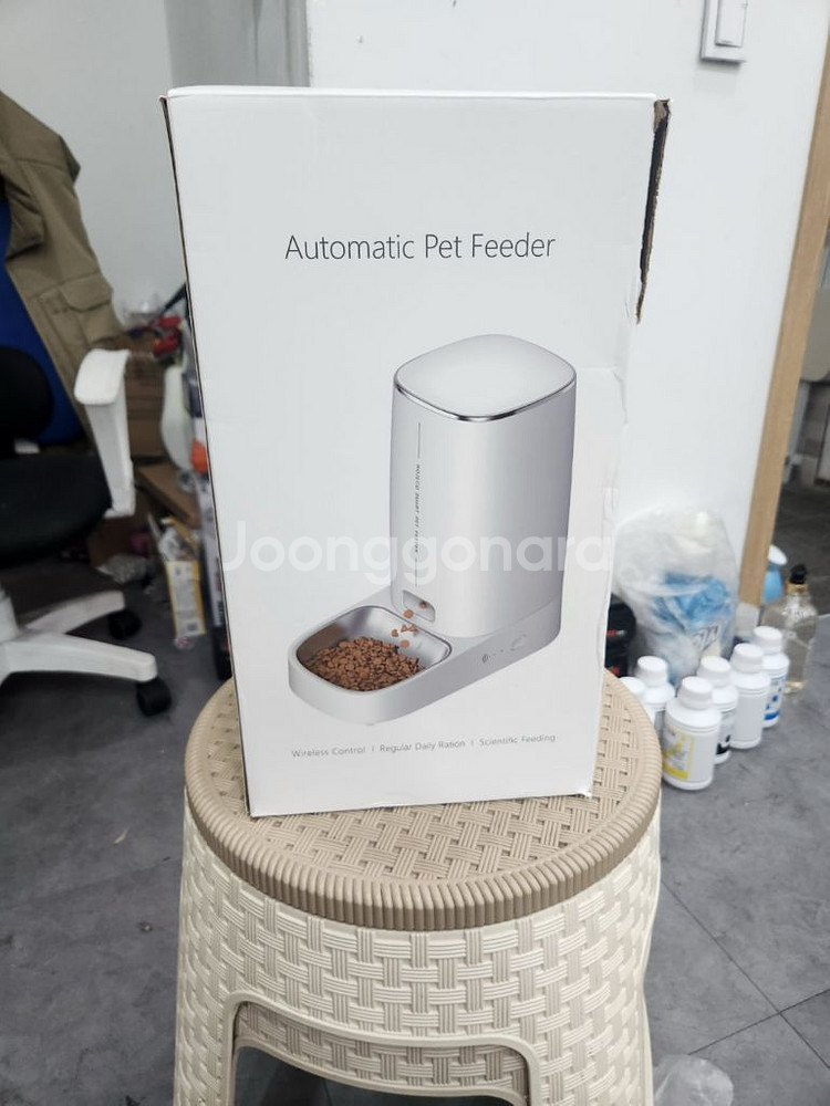 자동 고양이 피더 애완 동물 스마트 WiFi 고양이 음--0