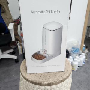 자동 고양이 피더 애완 동물 스마트 WiFi 고양이 음