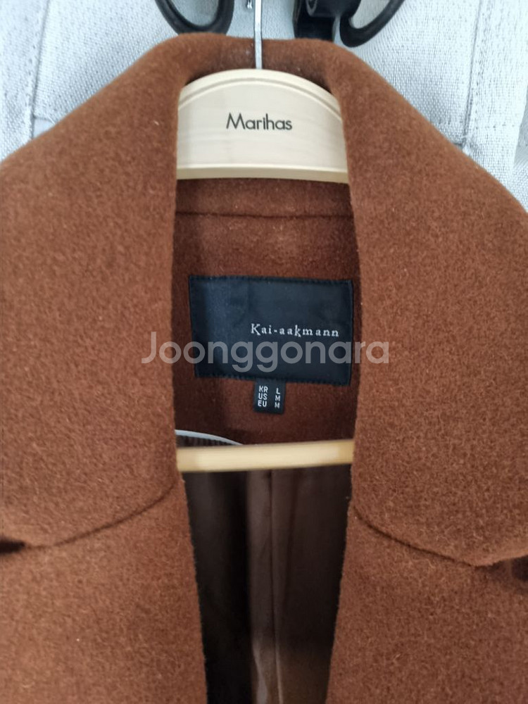 카이아크만 브라운 롱코트 (M)--2
