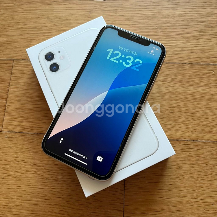 아이폰11 화이트 128GB--0