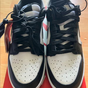 나이키 덩크 로우 블랙 범고래 265