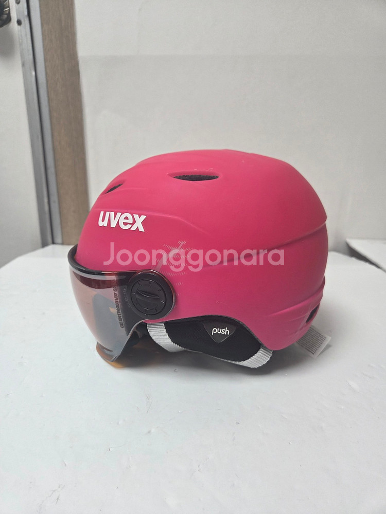 우벡스 키즈 바이저 스키헬멧 핑크(52-45cm)--1
