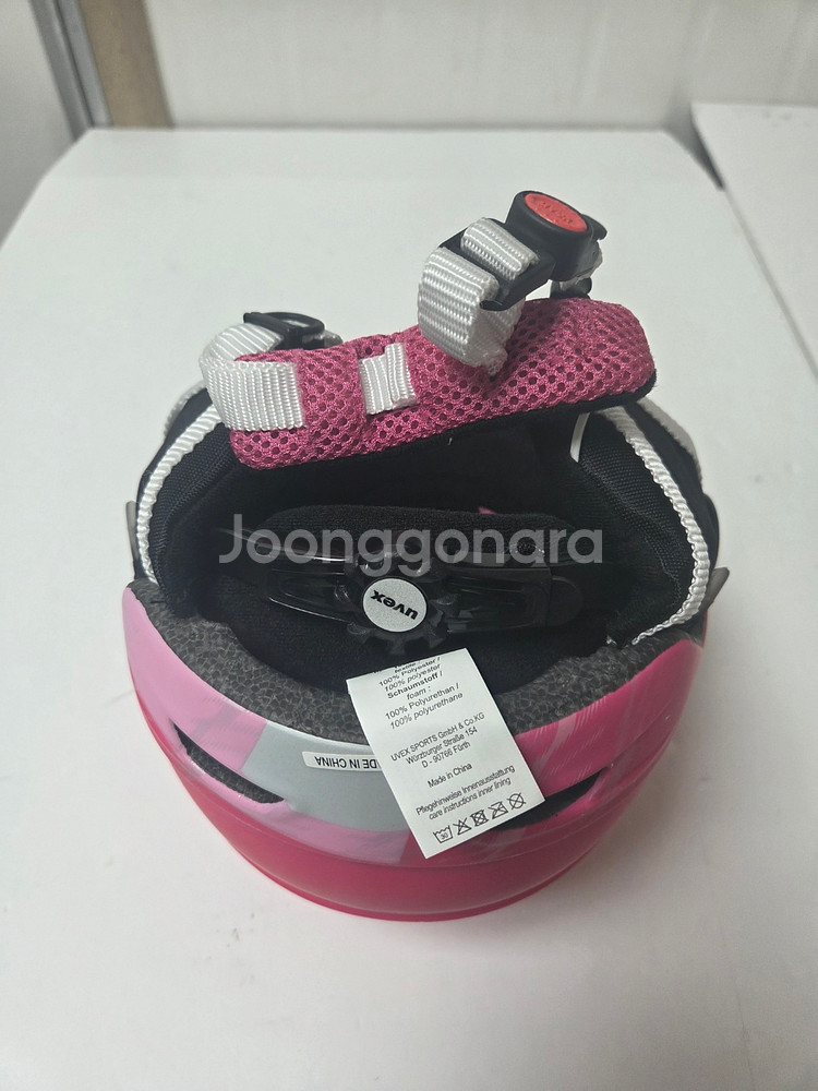 우벡스 키즈 바이저 스키헬멧 핑크(52-45cm)--4