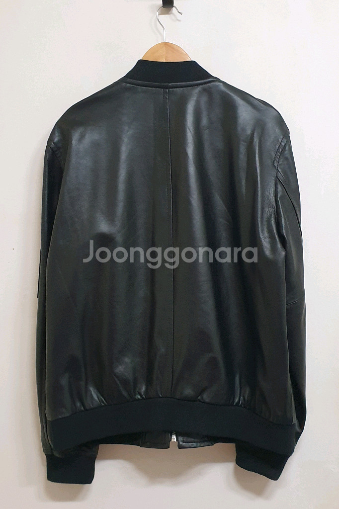 헤스티지 램스킨 레더자켓(항공자켓) L-100.--4