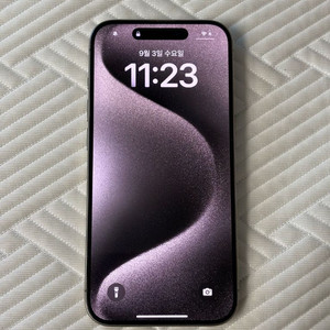 아이폰 15 프로 네츄럴 티타늄 128GB