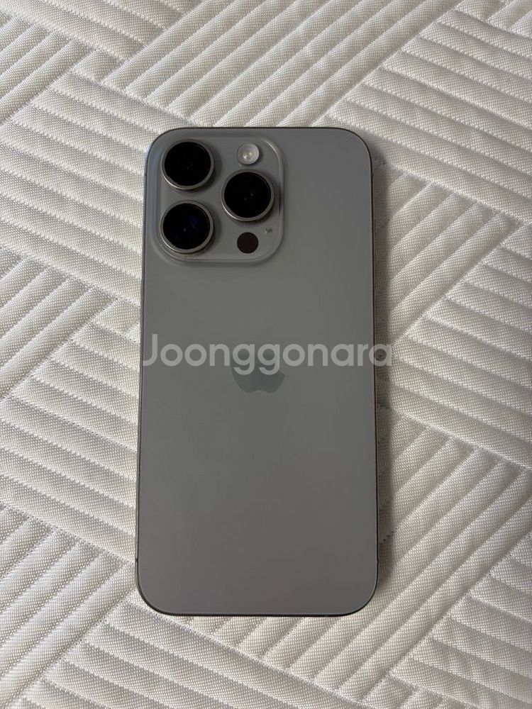 아이폰 15 프로 네츄럴 티타늄 128GB--5