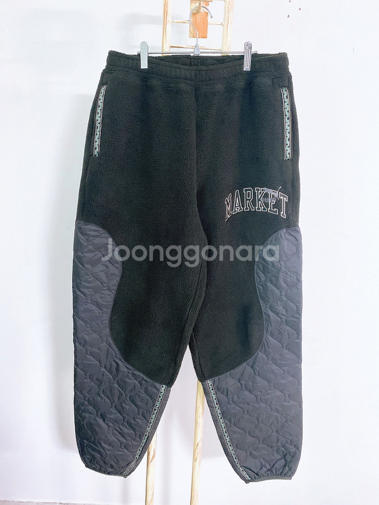(남성34~35)푸마허리밴딩플리스누빔조거팬츠--0