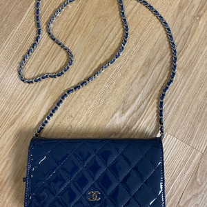 샤넬 WOC 체인 지갑 (블루) 정품