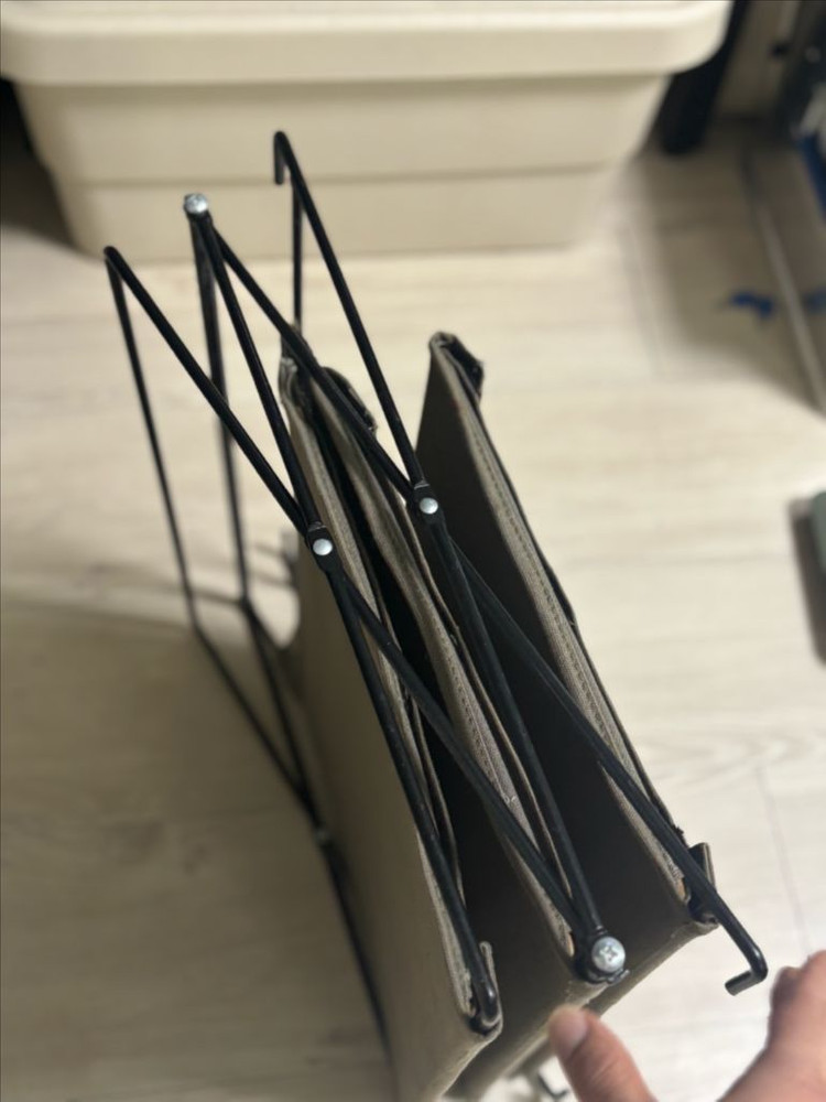 번독 캠핑 3단 접이식 선반 팝니다 이미지