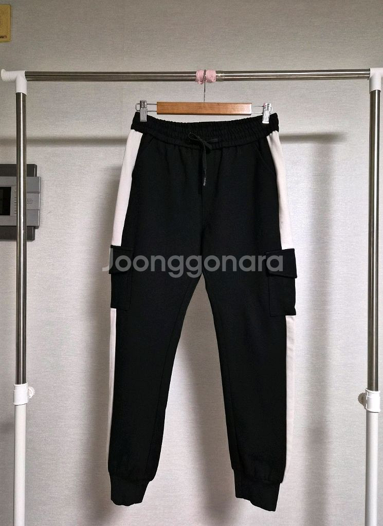 한번실착! 사이드 라인 카고 조거 바지--0