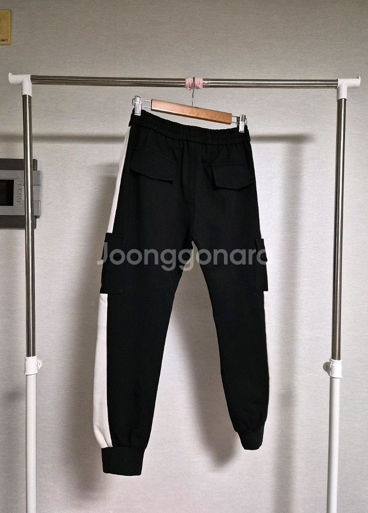 한번실착! 사이드 라인 카고 조거 바지--2