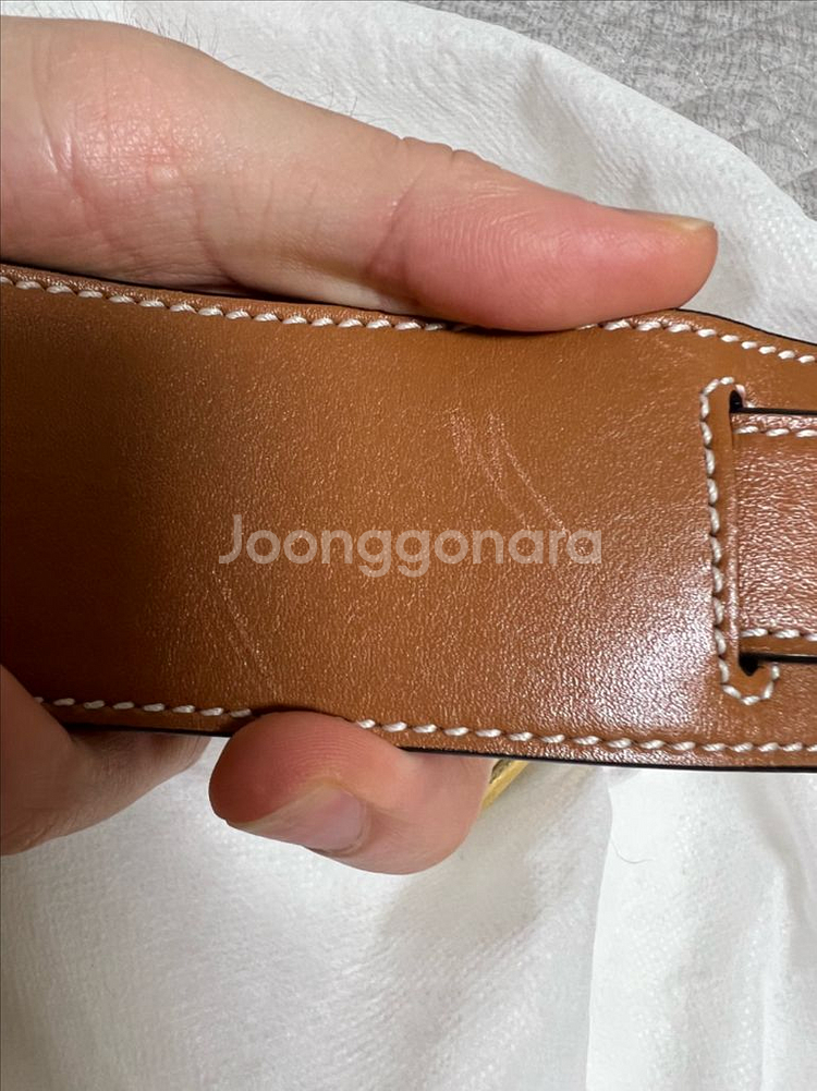 로에베 퍼즐백 미디엄 탄 색상--9