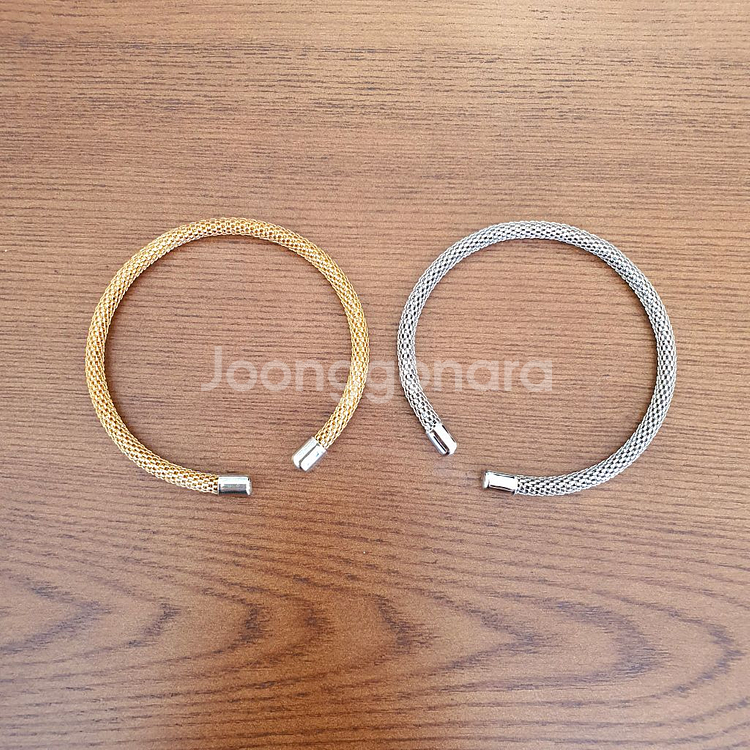 (미착용 악세사리정리) 롱체인 목걸이, 오픈형 팔찌--5