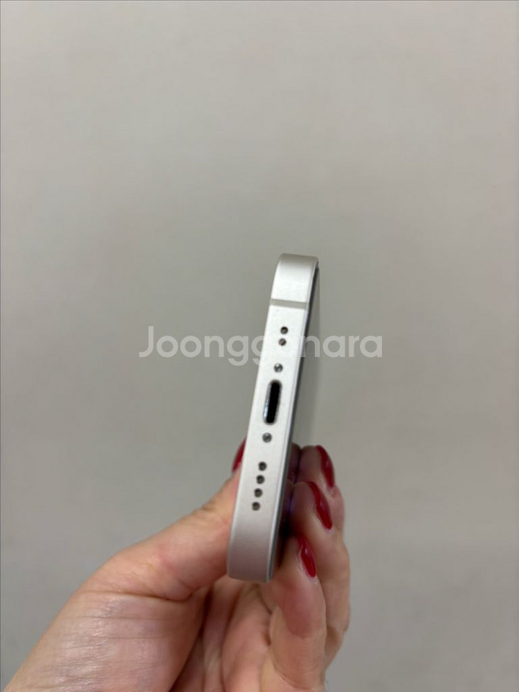(부산중고폰)아이폰13미니 화이트 128기가 판매해요--4
