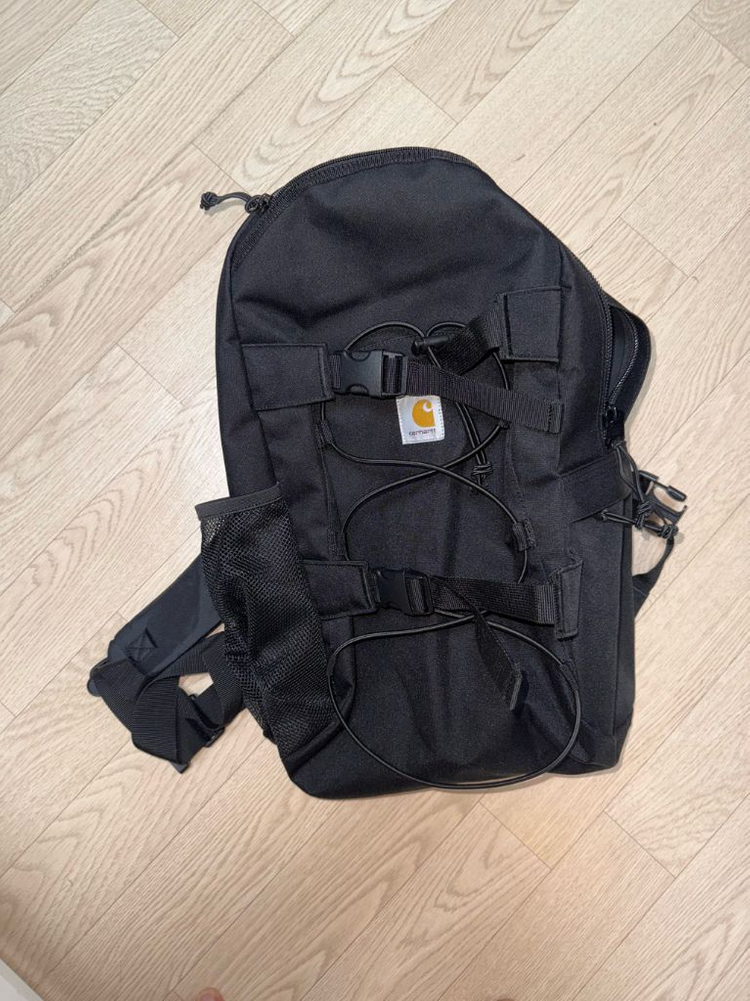 칼하트 WIP 킥플립 백팩 블랙 이미지