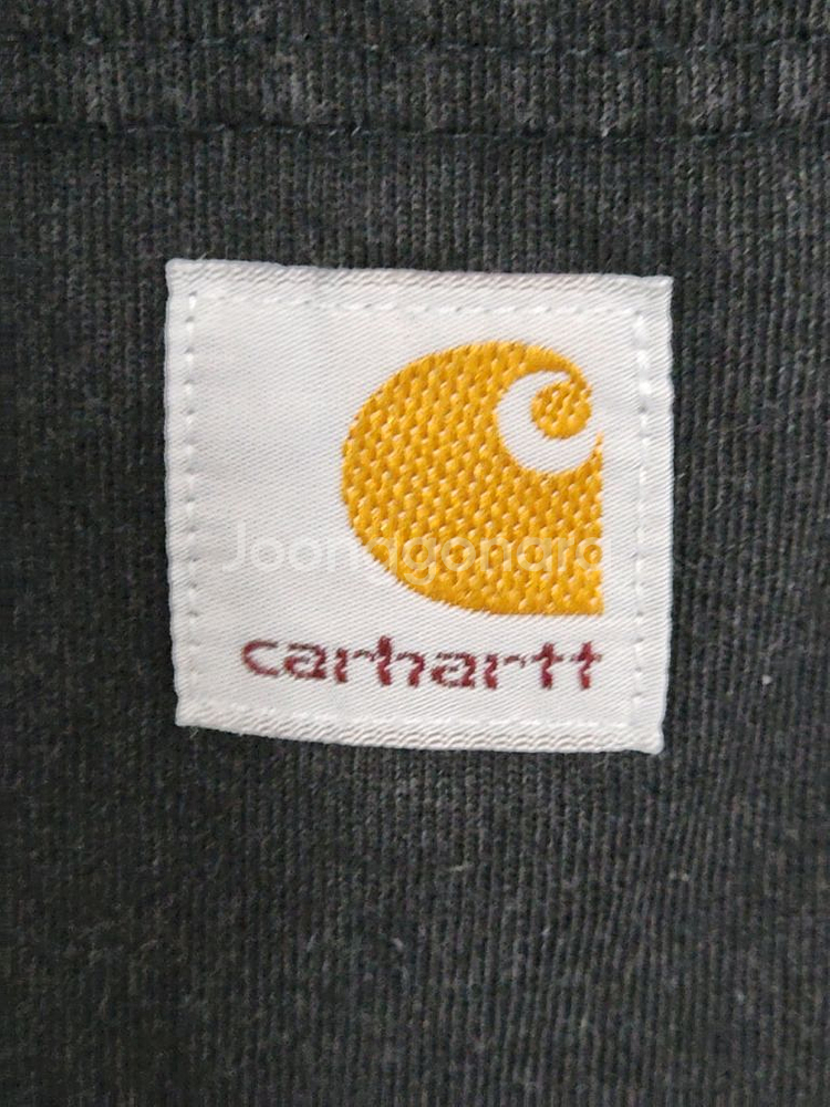 (XL) 칼하트 롱슬리브 블랙 포켓 긴팔 티셔츠--3