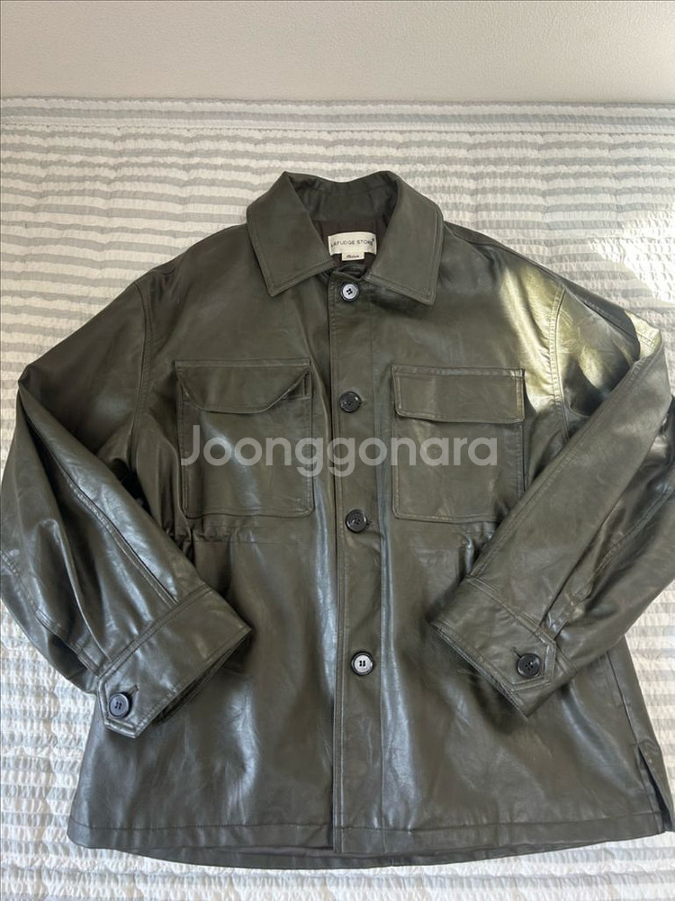 라퍼지 버핑레더 자켓 100--2