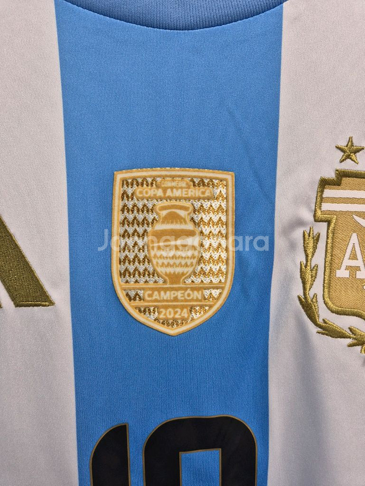 2025 아르헨티나 홈 코파아메리카 메시 축구유니폼--2