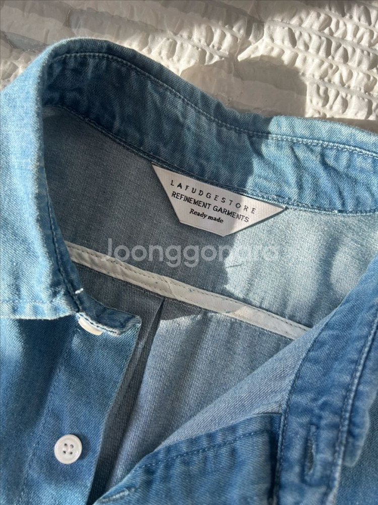 라퍼지 시티보이 빅오버 데님 셔츠 100--2