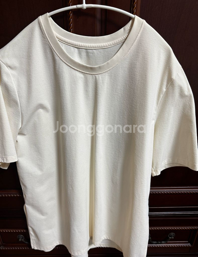 안다르 여성 에어리핏 오버핏 숏슬리브 size4 3장--3