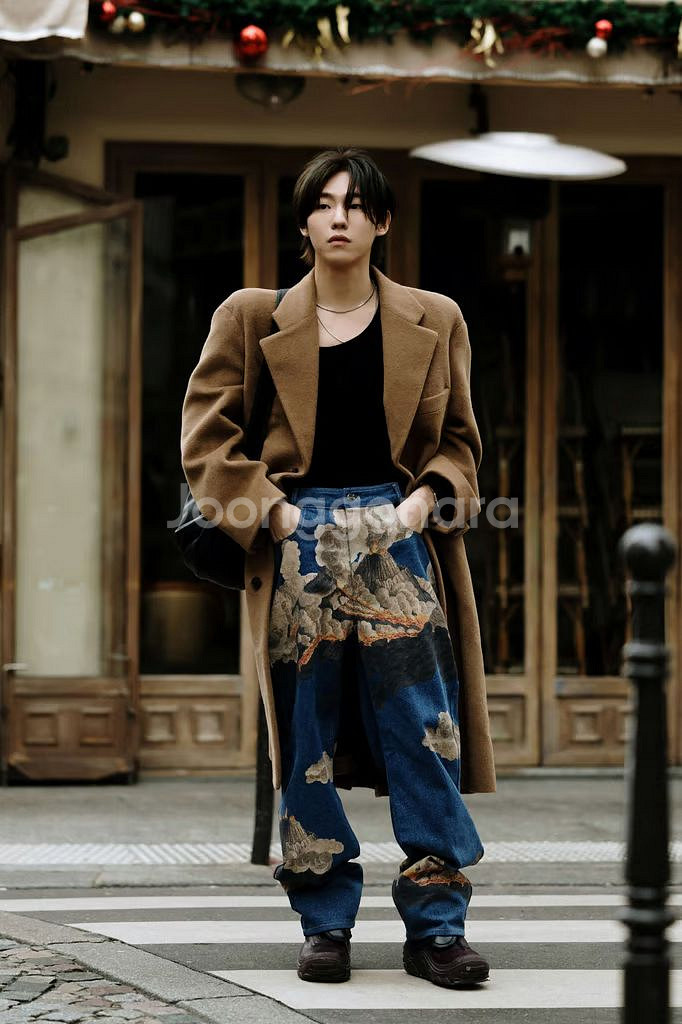 우영미 23fw 컬렉션 볼케이노 데님 셋업 48, 48--4
