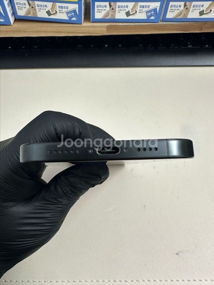 아이폰16프로맥스 512G 블랙티타늄 S급!--3