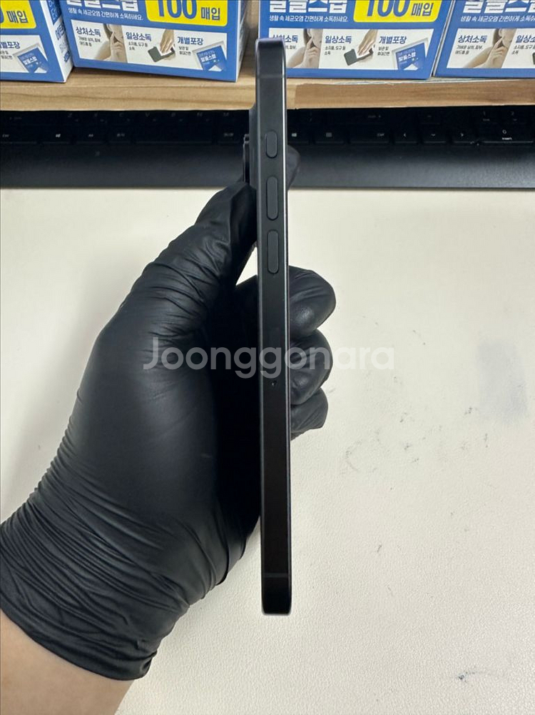 아이폰16프로맥스 512G 블랙티타늄 S급!--4