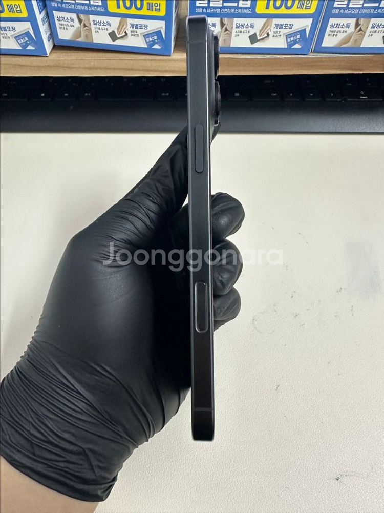 아이폰16프로맥스 512G 블랙티타늄 S급!--5