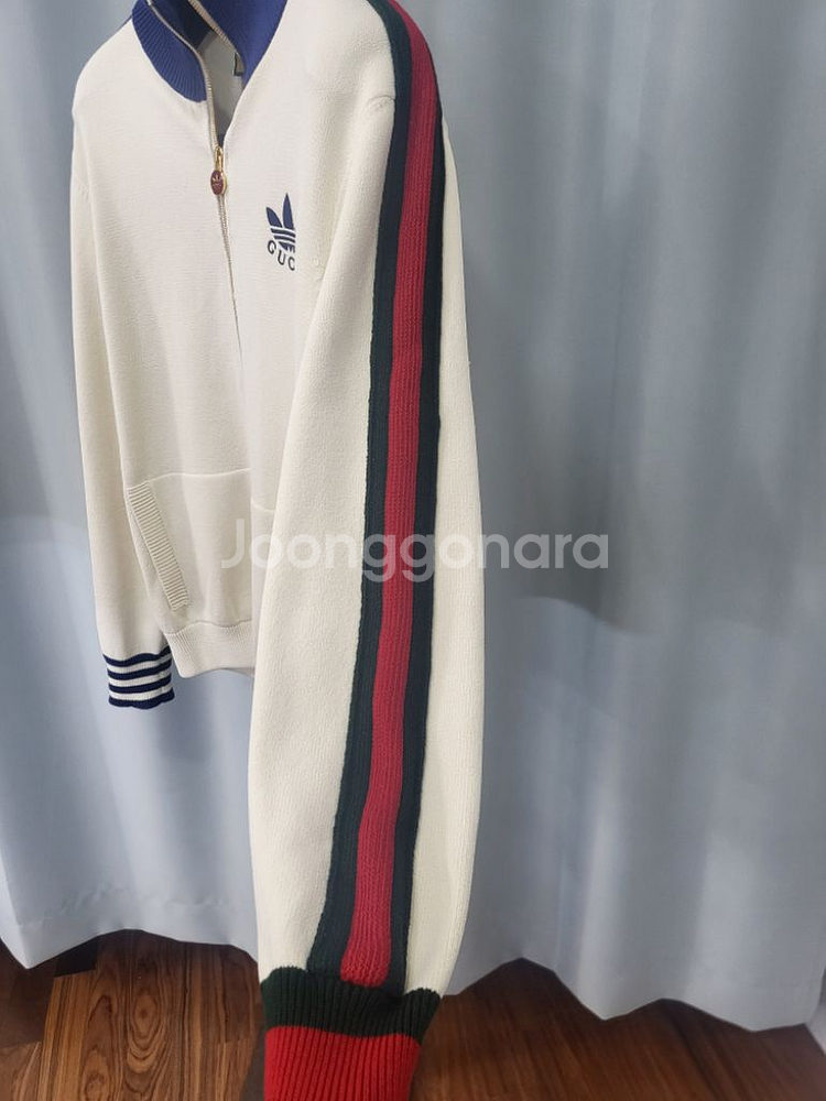 22FW 구찌 x 아디다스 비스코스 니트집업 자켓 M--4