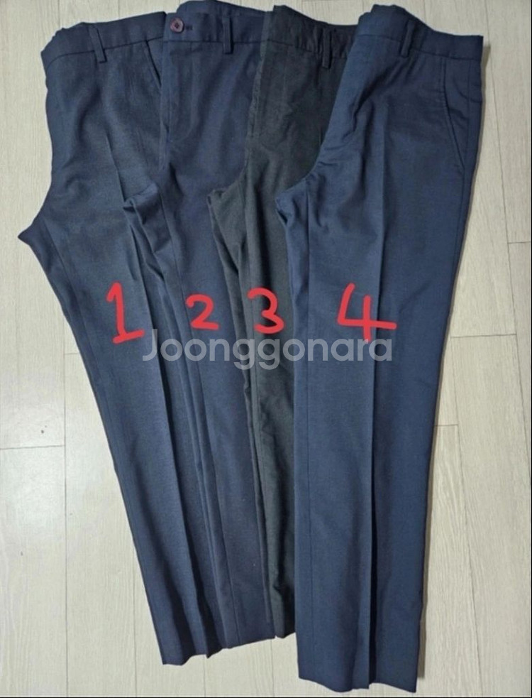 트루젠 남성정장바지 30inch 4개--0