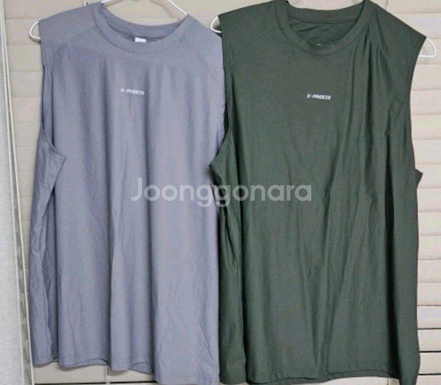 [새상품]젝시믹스 하이쿨링 슬리브리스 두장--1