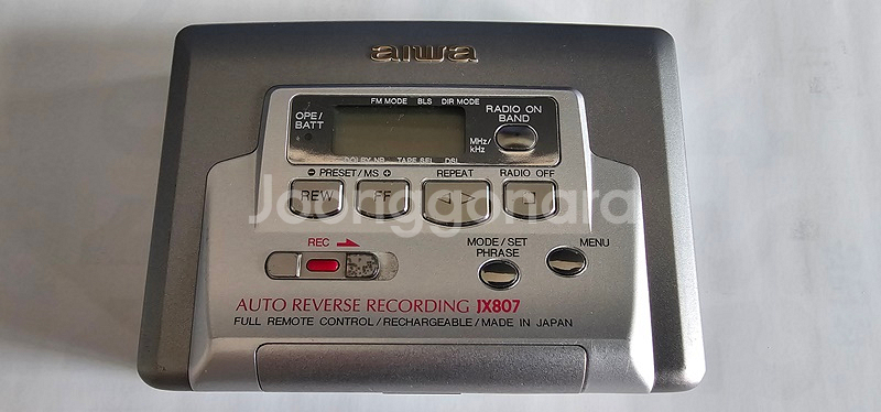 AIWA HS-JX807 워크맨 작동품--0