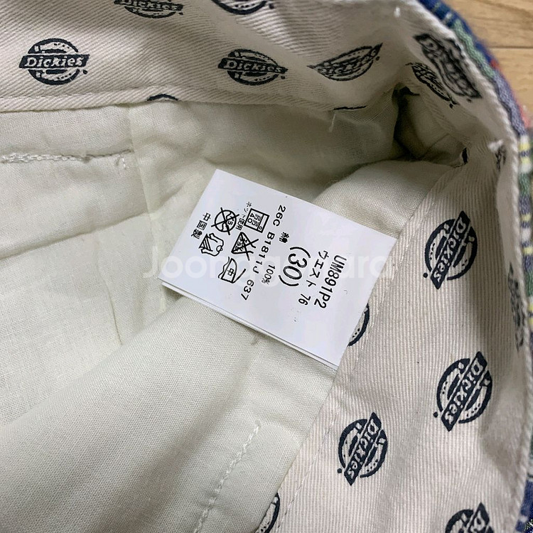 30)Dickies 디키즈 패치워크 반바지--2