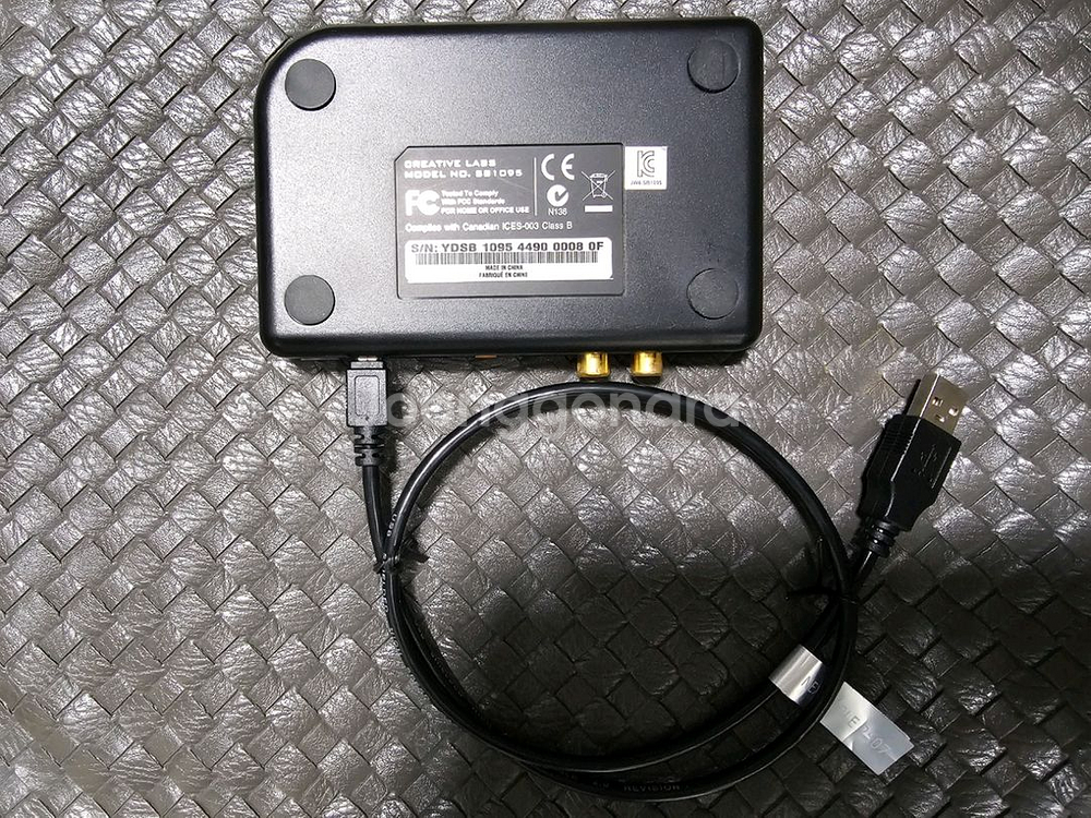 USB 사운드카드 사블 X-Fi Surround 5.1--1